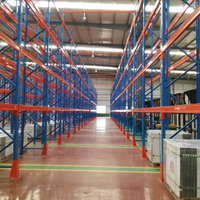 Système de rayonnage sélectif pour entrepôt, rayonnage en acier robuste réglable pour utilisation logistique industrielle