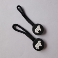 Tirette de fermeture éclair personnalisée pour veste, avec logo de mode sur mesure, échantillon gratuit, nouveau design, prix bas, en caoutchouc
