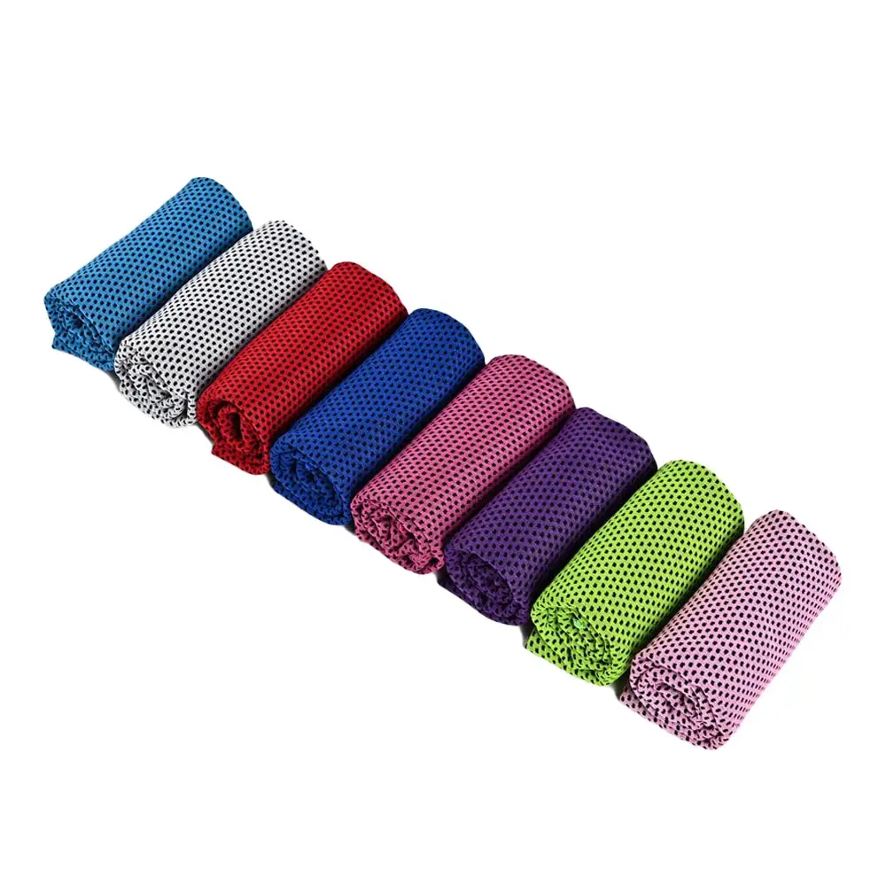 Outdoor Portable Instant Cooling Ice Chilly Soft Swim Microfiber Summer Beach Scarf Cold Towels
