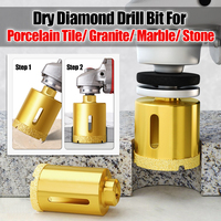 Outil de perçage diamanté personnalisé en acier au carbone épais de qualité supérieure de 40 mm, filetage M10, foret à brasage sous vide