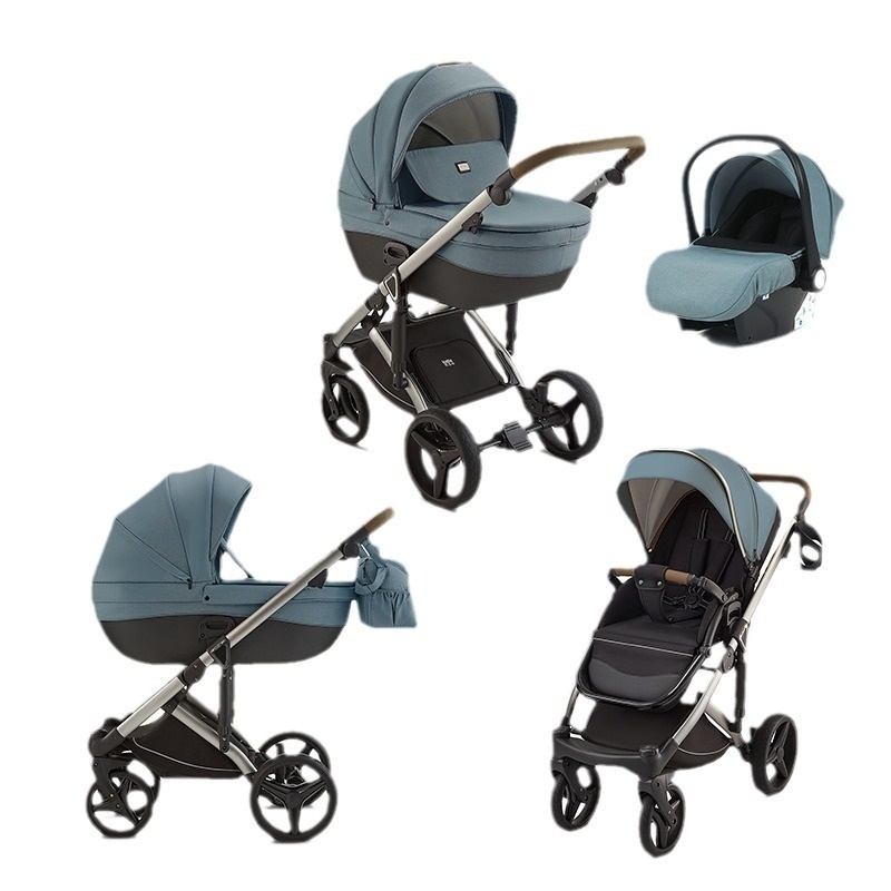 Triple Stroller in Foldable Luxury Design
