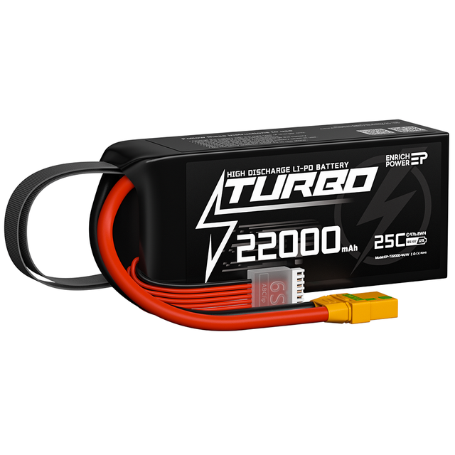 Tattue Herewin GNB GENS Compatible 22.2V 6S 10000mAh 25C 20C UAV Drone Battery RC Lipo Batteries Pack for Agricultural Uav Drone