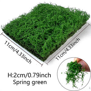 Modèle de scène <span class=keywords><strong>miniature</strong></span> de végétation d'arbuste déchiré à la main matériaux de production de vitrine de passe-temps pour la table de sable - Product Image 6