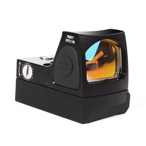 Mini viseur laser rouge en aluminium avec optique réflexe pour la chasse et le tir - Léger, résistant aux chocs, avec base et support inclus - Product Image 2