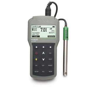 Medidor de pH digital Hanna Hi2020, probador de calidad del agua con ATC y calibración para uso en laboratorio - Product Image 3
