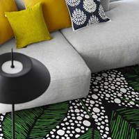 Tapis de luxe fait main tufté à la main 100% laine de Nouvelle-Zélande, revêtement de sol design sur mesure, ignifuge