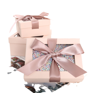 Manufacturer Supply Jewelry Pack Transparent Square Open Window Gift Box