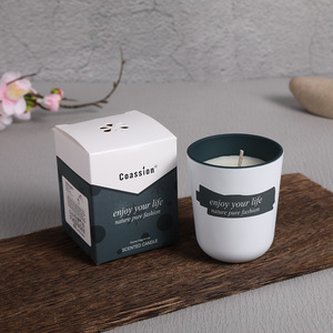 Cadeau d'accompagnement de mariage, tasse en verre coloré, aromathérapie, bougie parfumée, vente en gros, ornements pour la maison - Product Image 5