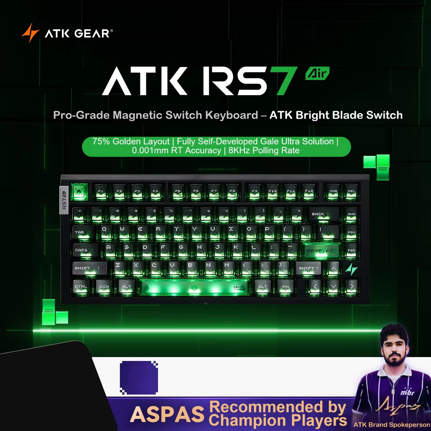 RS7 Air - Noir Vert