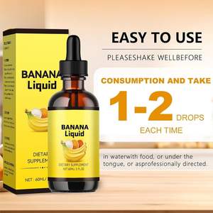 Grosir Label pribadi alami organik pisang cairan tetes 60ml penurunan berat badan meningkatkan energi pisang tetes ekstrak buah - Product Image 3