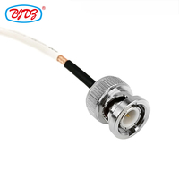 Conector macho BNC de 50 ohmios de fábrica a conector coaxial RF de mamparo hembra BNC con conjunto de cable coaxial RF RG316 RG 316