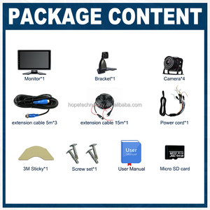 CMSV6 4G GPS 10.1 Inch IPS Màn Hình Cảm Ứng 360 Độ Toàn Cảnh Xem MDVR Xe Tải Mạng Video Recorder <span class=keywords><strong>DVR</strong></span> 4 Kênh Xe Buýt - Product Image 6