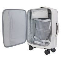 Valise à roulettes souple en tissu Oxford, 4 roues, extensible, avec serrure TSA, pour voyages d'affaires