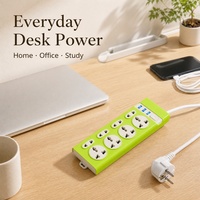 Multiprise industrielle colorée multi-prises avec ports USB multifonctions, compatible Philippines, norme américaine, pour Myanmar et Laos