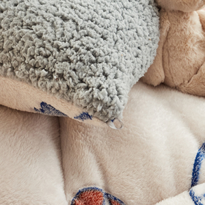 Bộ Ga Trải Giường Sherpa Vải Flanen Mùa Đông Chăn <span class=keywords><strong>King</strong></span> House Đôi Sang Trọng - Product Image 5