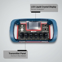 Control Remoto Hidráulico Inalámbrico BODI de 6 Palancas, 12-24V, IP67, para Camión Mezclador de Concreto