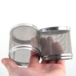 Filtre en acier inoxydable pour <span class=keywords><strong>aquarium</strong></span>, filet de protection pour crevettes, filtre cylindrique en acier inoxydable - Product Image 3