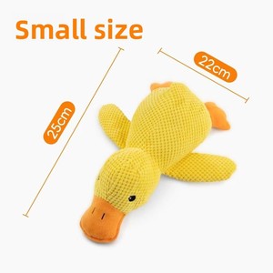 Giocattolo per <span class=keywords><strong>Cani</strong></span> a Forma di Anatra in Peluche - Resistente ai Morsi, Adatto per la Dentizione, con Suono, per <span class=keywords><strong>Cani</strong></span> di Piccola e <span class=keywords><strong>Media</strong></span> <span class=keywords><strong>Taglia</strong></span>, Compagno per il Sonno e Intrattenimento - Product Image 2