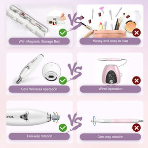 TOUCHBeauty Best Seller 6 en 1 Ensemble de manucure et pédicure électrique professionnel Kit de perceuse à <span class=keywords><strong>ongles</strong></span> <span class=keywords><strong>Appareil</strong></span> de beauté <span class=keywords><strong>pour</strong></span> l'art <span class=keywords><strong>des</strong></span> <span class=keywords><strong>ongles</strong></span> à domicile - Product Image 3