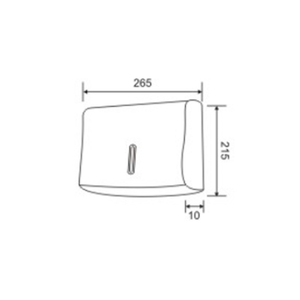 Distributeur mural de <span class=keywords><strong>papier</strong></span> <span class=keywords><strong>toilette</strong></span> en plastique pour salle de bain, toilettes, cuisine – <span class=keywords><strong>Design</strong></span> moderne pour hôtels et hôpitaux - Product Image 3