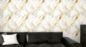 Autocollants dorés brillants de feuille de dorés de décoration de mur de bâton de peau d'or <span class=keywords><strong>pour</strong></span> l'intérieur de la maison décor d'hôtel chambre à coucher moderne salle de bains - Product Image 5