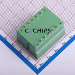 KF2EDGVHM-5.0-2*5P Plug-in Terminal Block Through hole,P=5mm Connector Board-to-Board / Socket - Closed Screw Fixing 5mm Green - Product Image 2