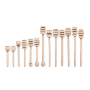 Cuillères <span class=keywords><strong>à</strong></span> mélanger en bois naturel en gros, personnalisables avec logo, écologiques pour bocaux Mason, fêtes, café et thé - Product Image 1