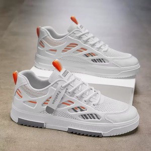 Chaussures de course résistantes à l'usure avec amorti, empeigne en cuir véritable, doublure en fourrure et semelle extérieure en caoutchouc pour l'automne et l'été - Product Image 2