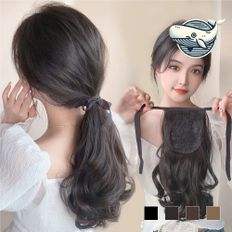 Codini di cavallo naturali con accessori per capelli unici ed eleganti dal tono Po - Product Image 1