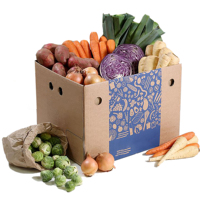 Caixa de pomme kiwi banane légumes emballage boîtes d'expédition agriculture emballage boîtes fruits emballage carton