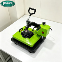 Presse à Chaud Combinée 8-en-1 Jings avec Pression Réglable pour Sublimation et Impression Personnalisée de Vêtements DIY
