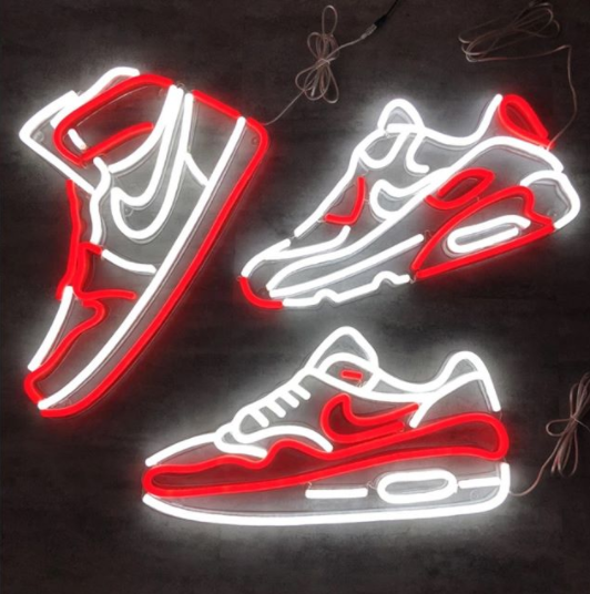 Nike Shoe Neon Light Sneaker Wholesale Neon Light Shoes