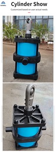 Fabricación en China, precio barato, 7,6 toneladas, 400mm, montaje en horquilla, pistón para minería, cilindro neumático de aire de alta presión de doble efecto - Product Image 4