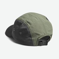 Haute qualité séchage rapide bloc de couleur 5 panneaux chapeaux en nylon casquette de Baseball à bord incurvé UPF50 + chapeaux de camionneur en plein air casquette de Camp non structurée