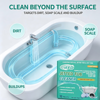 Tabletas Limpiadoras para Bañeras con Hidromasaje - Paquete de 12 Tabletas de Limpieza para Jets de Bañeras y Sistemas de Spa