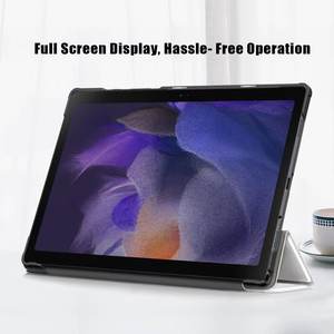 Nouvelle soie impression PU cuir couverture aimant support étui <span class=keywords><strong>coque</strong></span> <span class=keywords><strong>pour</strong></span> <span class=keywords><strong>Samsung</strong></span> Galaxy Tab <span class=keywords><strong>A8</strong></span> 10.5 2021 X200 X205 <span class=keywords><strong>tablette</strong></span> étuis de protection - Product Image 2