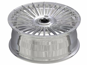 For Mercedes for Benz 18-22 Inch Polished Silver Standard Forged <b>Wheels</b> 5x112 Multi Spoke Design with 112mm PCD New - Product Image 2