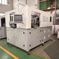 Máquina Sopladora de Botellas PET Automática de Boca Ancha con 2 Cavidades y Motor PLC, Alto Rendimiento y Ahorro de Energía para Envases de Alimentos