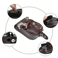 Sac de rangement pour lance-pierre, chasse en plein air, sac de ceinture en acier pour billes, sac de ceinture en cuir pour lance-pierre, accessoires de tir