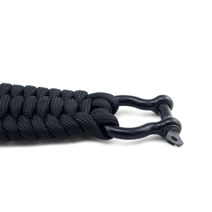 चीन थोक 550lb <span class=keywords><strong>Paracord</strong></span> जीवन रक्षा कंगन, धातु बकसुआ समायोज्य <span class=keywords><strong>Paracord</strong></span> Wristband, स्टेनलेस स्टील सीट बेल्ट लगा लो कंगन - Product Image 5