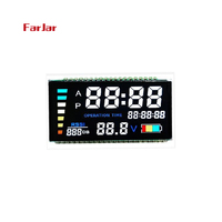 Fournisseur direct d'usine Écran LCD monochrome personnalisé Affichage Panneau segmenté TN HTN VA 0,5 pouce Débitmètre Jauge