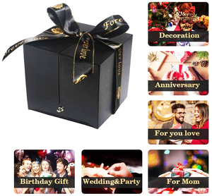 Sang Trọng Vĩnh Cửu Quà Tặng Hộp Hoa Với Màu Đỏ Thực Bảo Quản Tăng Nhà Máy Trực Tiếp Thân Thiện Với Môi Cuộc Sống Lâu Dài Cho Ngày Valentine - Product Image 6