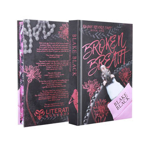 Servicio de Impresión de Libros de Tapa Dura con Bordes Pintados Personalizados, Edición Especial, Novela de Ficción de Romance Oscuro, Impresión de Cajas para Libros Literarios - Product Image 1