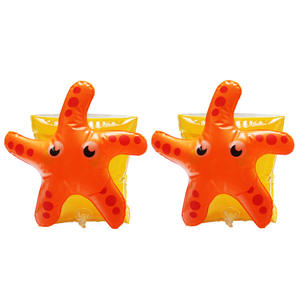 Brazaletes de natación con diseños de flamenco, cangrejo, unicornio y cerdo para niños de 2 a 4 años, flotadores de PVC, juguetes acuáticos - Product Image 5