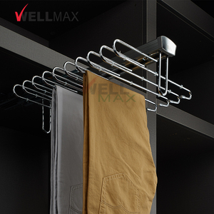 Wellmax <span class=keywords><strong>Top</strong></span> mounted quần giá tủ quần áo phụ kiện phần cứng lưu trữ đa chức năng <span class=keywords><strong>Closet</strong></span> tổ chức tủ quần áo tủ - Product Image 2