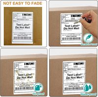 APZ Fournisseur fiable d'étiquettes d'entrepôt bon marché 4"x6" 157g Autocollants autocollants en papier couché Étiquettes d'expédition thermiques