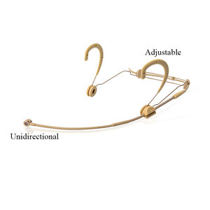 Micrófono de Diadema Color Beige, Micrófono Profesional Unidireccional, Micrófono de Manos Libres <span class=keywords><strong>para</strong></span> Cantar - Product Image 5