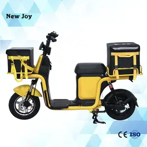 2024 Hot sales DETRITUS Wholesale adult electric bicycle two seats electric bike for meals delivery e scooter