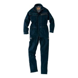 Overol de Seguridad Ligero de Mezclilla Elástica para Mujer, Uniforme de Manga Larga para Mecánicos - Product Image 1