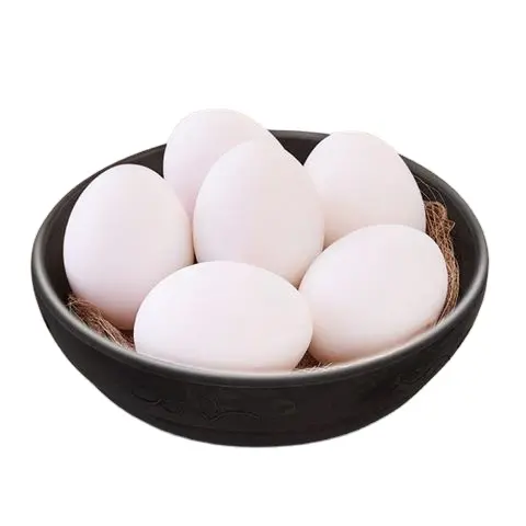 Telur meja ayam segar pertanian cangkang coklat dan putih